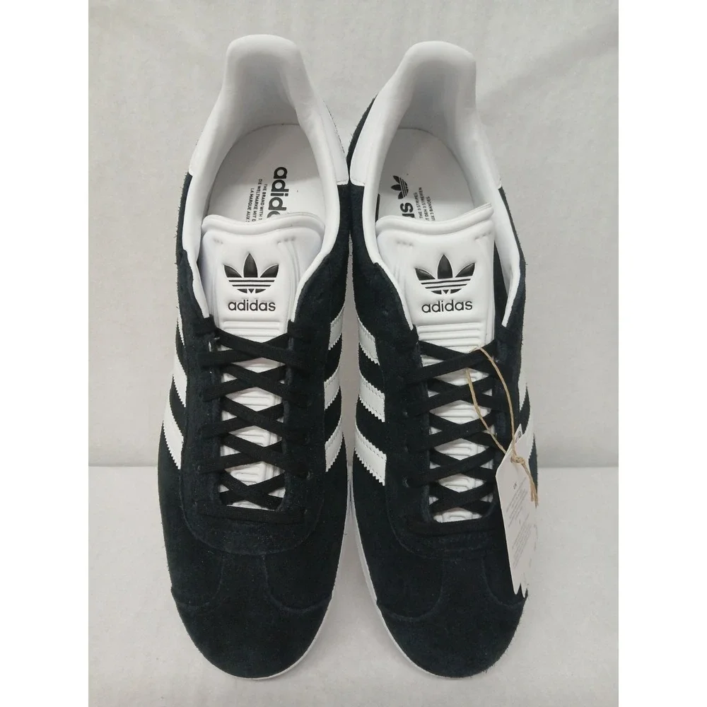 Adidas Originals Men's Gazelle Casual Shoes BB5476 Black White Sz‎ 13